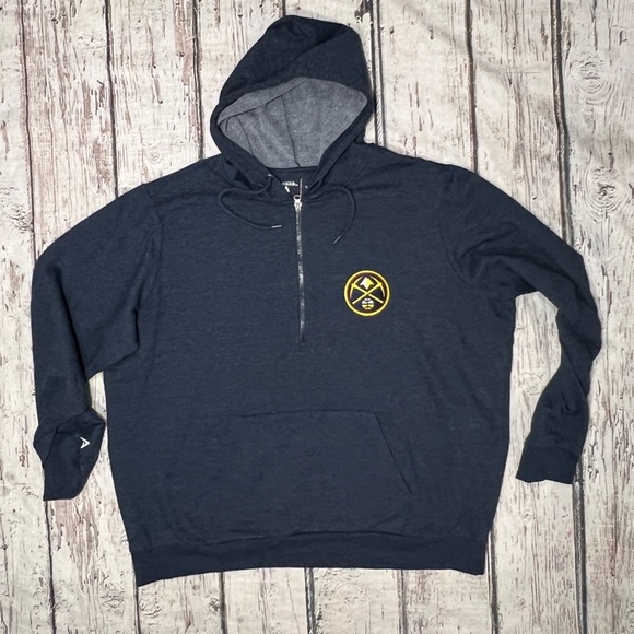 Denver Nuggets NBA Basketball Hoodie Pullover Sports Sweatshirt Mens - Picture 1 of 5